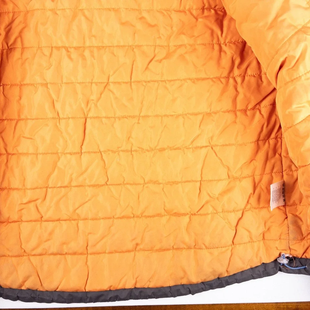 Howies‎ Waterproof Jacket Womens L Brown Quilted Lining Hooded Gorpcore Coat